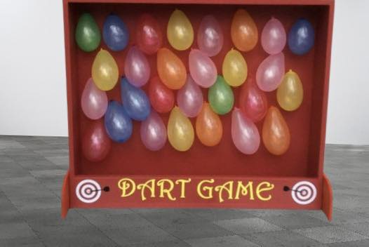 Balloon Pop Game With Darts