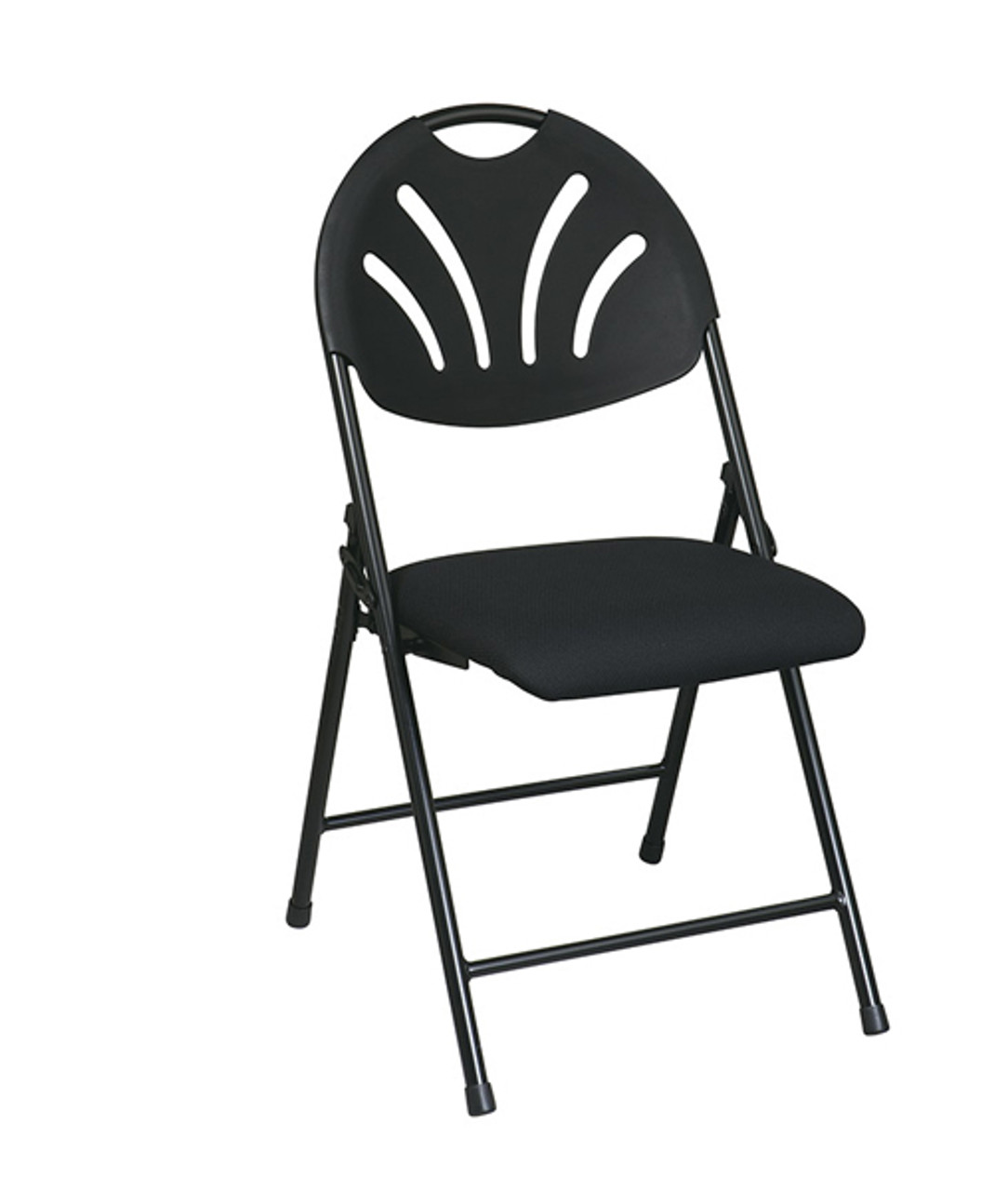Black Fan Back Chair