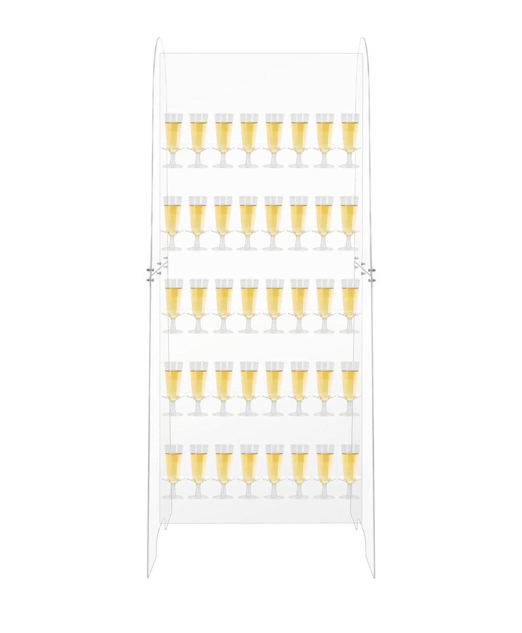 Clear Acrylic 5-Tier Wine Glass Rack Stand